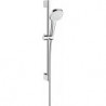Set Croma Select E 110 1jet / Unica'Croma 0,65m blanc/chromé