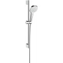 Set Douche Croma Select E 110 Vario / Unica'Croma 0,65m blanc/chromé