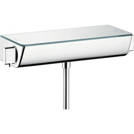 mitigeur Thermostatique douche blanc/chromé