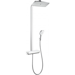 Showerpipe 360 1jet EcoSmart, Bras de douche 380mm blc/chr