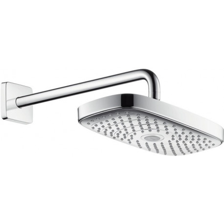 Douche tête Raindance Select E 300 2jet EcoSmart, bras douche 390mm blanc/chromé