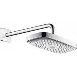 tête de douche Raindance Select E 300 2jet EcoSmart, bras douche 390mm chroméé