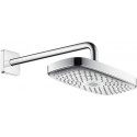 tête de douche Raindance Select E 300 2jet EcoSmart, bras douche 390mm chroméé
