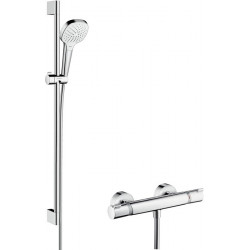 Combi Croma Select E Vario 0,90m/Ecostat Comfort blanc/chromé