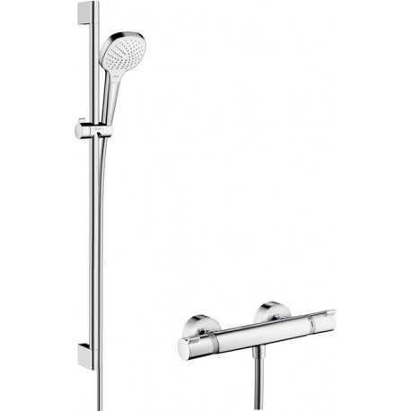 Combi Croma Select E Vario 0,90m/Ecostat Comfort blanc/chromé