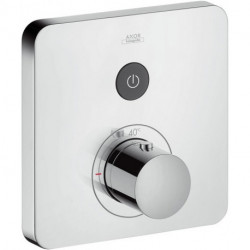 Set de finition mitigeur therm ShowerSelect SoftCube encastréavec 1 sortie chromé 