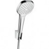 Set de douche S 1,25m/Croma Select E 110 Vario blanc/chromé