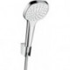 Set de douche S 1,25m/Croma Select E 110 1jet blanc/chromé