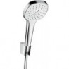 Set de douche S 1,25m/Croma Select E 110 1jet blanc/chromé