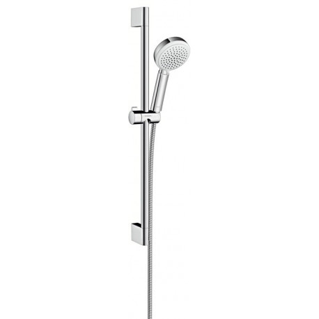 Ensemble de douche HG CROMETTA 100 VARIO Bsta Unica´Croma 650mm blanc / chrome