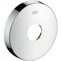 Rosace ronde 33 mm pour robinetterie encastrée 1 trounickel brossé