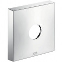 Rosace carrée 33 mm pour robinetterie encastrée 1 trouchroméé