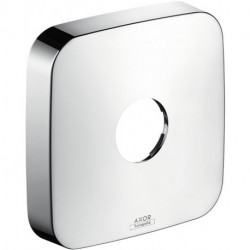 Rosace SoftCube 33 mm pour robinetterie encastrée 1 trouchroméé