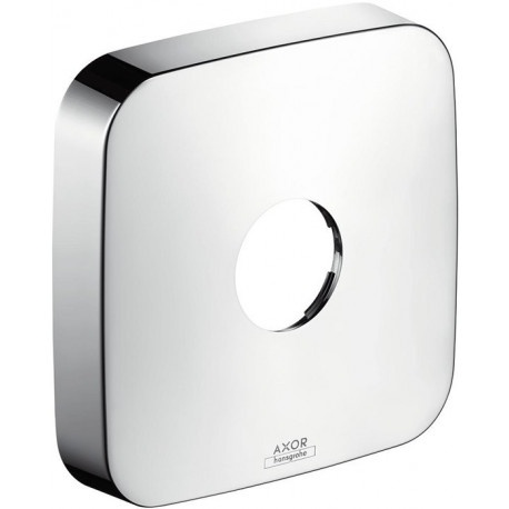 Rosace SoftCube 33 mm pour robinetterie encastrée 1 trouchroméé