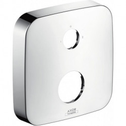 Rosace SoftCube 33mm pour robinetterie encastrée 2 trou s position 0-1-2 chromé 