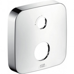 Rosace SoftCube 33 mm pour robinetterie encastrée 2 trou s position 0-1 chromé 