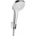Set de douche S 1,60m/Croma Select E 110 Vario blanc/chromé