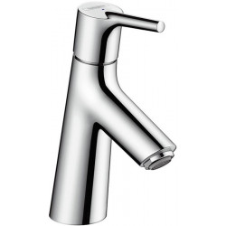 Robinet de lave-mains 80 eau froide sans tirette ni vidage chromé