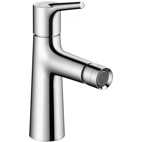 mitigeur bidet,avec tirette et vidage chroméé