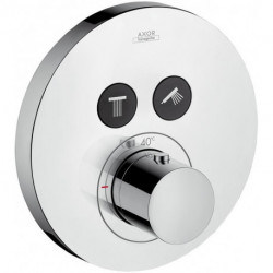 Set de finition mitigeur therm ShowerSelect rond encastréavec 2 sorties chroméé