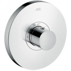 Set finition mitigeur thermostatique ShowerSelect rond encastré haut déb. chromé 