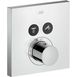 Set de finition mitigeur therm ShowerSelect Square encastréavec 2 sorties chromé 