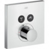 Set de finition mitigeur therm ShowerSelect Square encastréavec 2 sorties chromé 