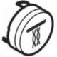 Bouton jet Whirl noir