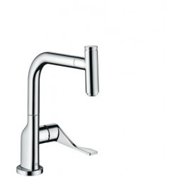 mitigeur cuisine Selectavec douchette extractible aspect acier inox