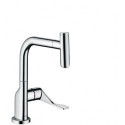 mitigeur cuisine Selectavec douchette extractible aspect acier inox