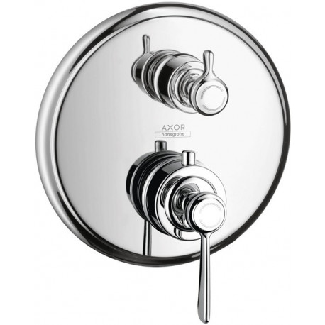 Set fin avec therm enc, robinet d’ar et inverseur intégrés, poignée manette chromé 