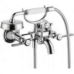 Mélongeur Bain/ douche poignées manettes chroméé
