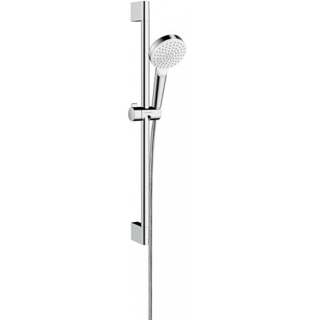 Set Crometta 1jet Green 6 l/min / Unica'Croma 0,65m blanc/chromé