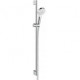 Set Crometta 1jet EcoSmart / Unica'Croma 0,90m blanc/chromé