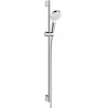 Set Crometta 1jet EcoSmart / Unica'Croma 0,90m blanc/chromé