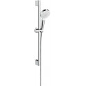 Set Crometta 1jet EcoSmart / Unica'Croma 0,65m blanc/chromé