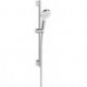 Set Crometta Vario EcoSmart / Unica'Croma 0,65m blanc/chromé