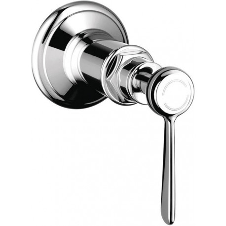 Set de finition robinet d’arrêt 1/2et 3/4poignée manette nickel brossé