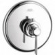 Set de finition pour mitigeur thermostatique encastré haut débit, nickel brossé