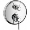 Set fin avec therm enc, robinet d’ar et inverseur intégrés, nickel brossé