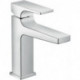 Mitigeur de lavabo 110 poignée manette, bonde Push-Open chromé