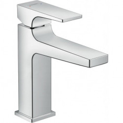 Mitigeur de lavabo 110 poignée manette, avec tirette et vidage chromé