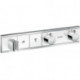 Module thermostatique RainSelect encastréavec 2 fonctions blanc/chromé
