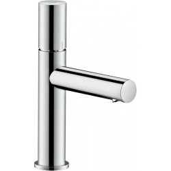 mitigeur lavabo 110, poignée zéro, bonde à écoulement libre chroméé