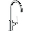 mitigeur cuisine aspect acier inox