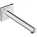 mitigeur de lavabo électronique encastré mural, bec 220 mm chroméé