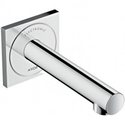 mitigeur de lavabo électronique encastré mural, bec 165 mm chroméé