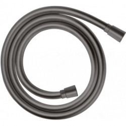 Flexible de douche 1,60 m noir chromé brossé