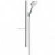 Set de douche Raindance Select S 120 / Unica'E 0,90 m blanc/chromé