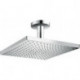 tête de douche Raindance E 300 Air 1jet EcoSmart, raccord plafond 100mm, chroméé